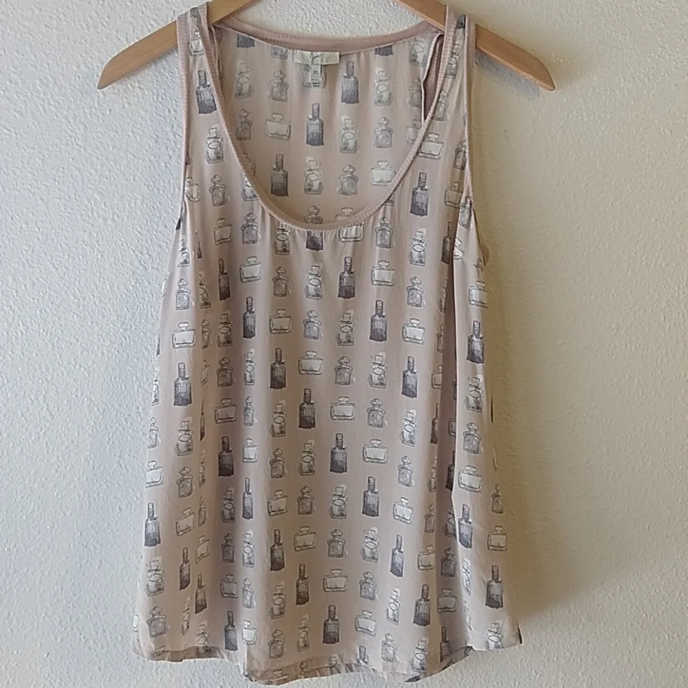 Joie Natural Rain 100% Silk Tank Top XS